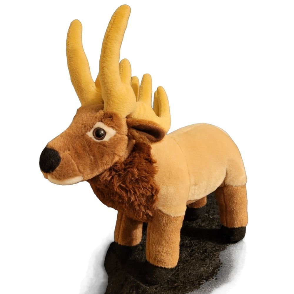 Wild Republic Cuddlekins Elk Standing 12” Plush